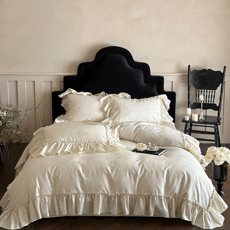 Quiet Camellia Ruffle Bedding