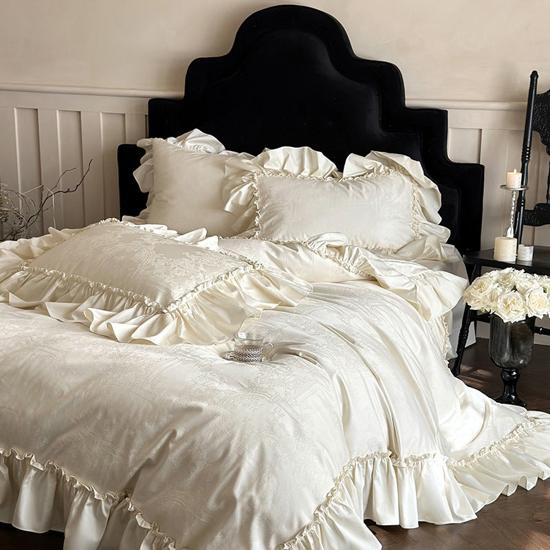 Quiet Camellia Ruffle Bedding