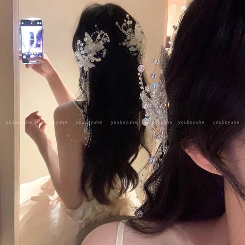 Butterfly Crystal Hairpiece