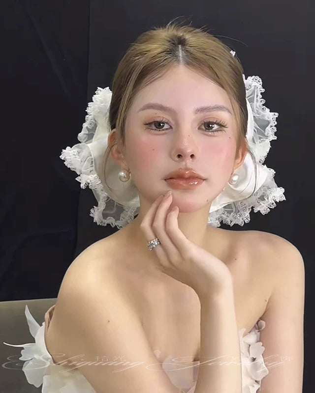 Elegant retro bridal hair ornament