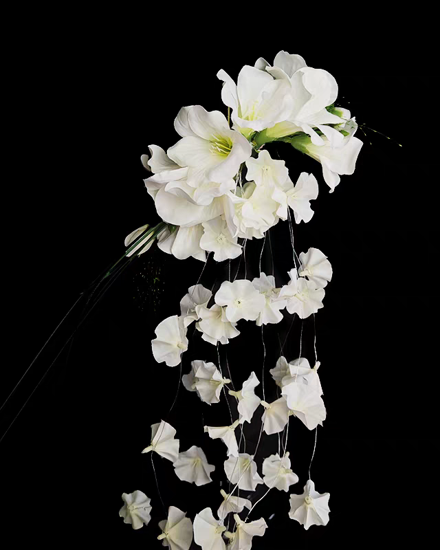 Forest flower bridal bridal headdress