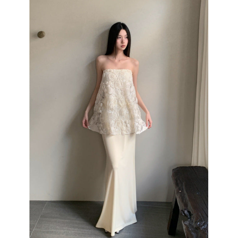 Floral Tube Top & Long Skirt Set