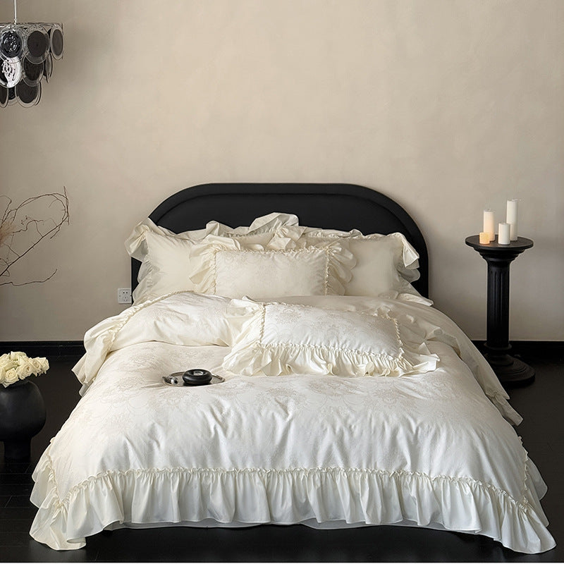 Quiet Camellia Ruffle Bedding