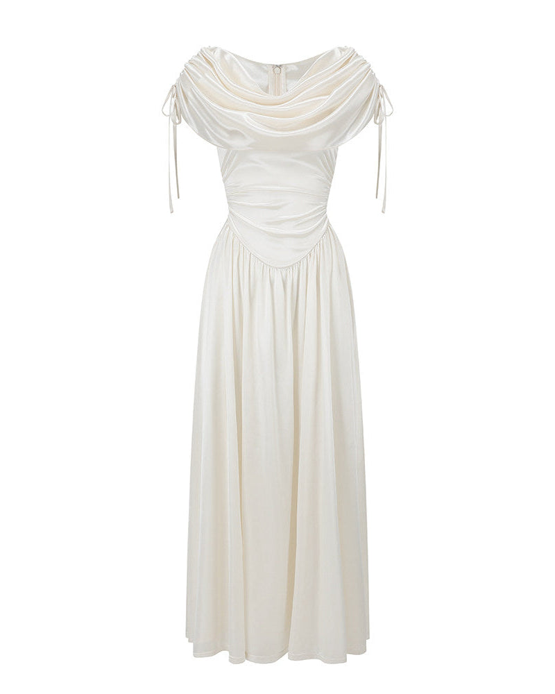 Lace berry court dress