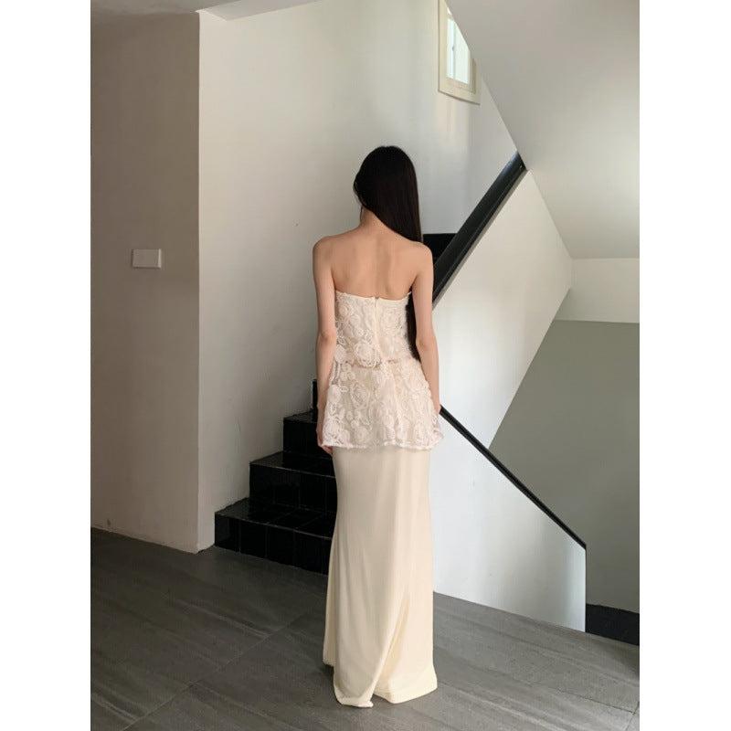 Floral Tube Top & Long Skirt Set